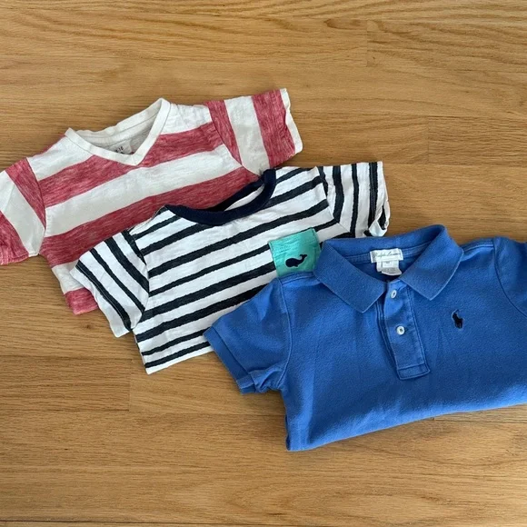 Toddler Ralph Lauren 3 pc Polo T Shirt Bundle, Size 12-18 mo - Picture 8 of 9